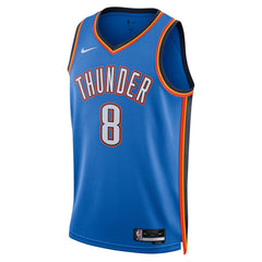 NBA Jalen Williams Oklahoma City Thunder Unisex Swingman Replica Jersey - Icon Edition - Blue