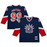 NHL Wayne Gretzky New York Rangers Mitchell & Ness Youth 1996/97 Power Play Player Jersey