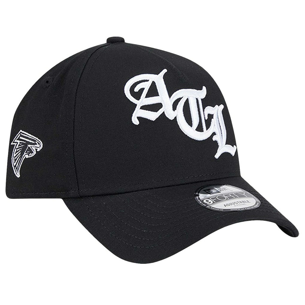 Atlanta Falcons New Era Mystic 9FORTY A-Frame Adjustable Hat Black
