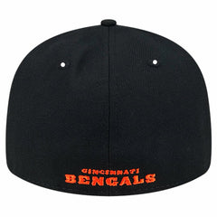 Cincinnati Bengals New Era Omaha Low Profile 59FIFTY Fitted Hat Black