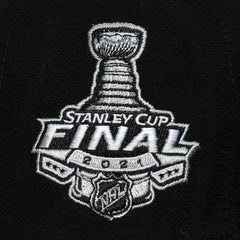 NHL Tampa Bay Lightning Mitchell & Ness Core Top Spot Snapback Hat - Black