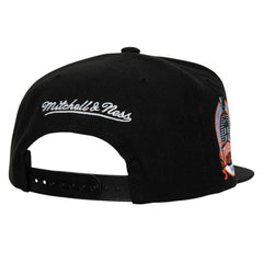 NHL New York Rangers Mitchell & Ness Core Top Spot Snapback Hat - Black