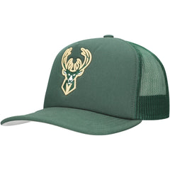 Milwaukee Bucks Core Evergreen OTC Trucker Adjustable Hat Hunter Green