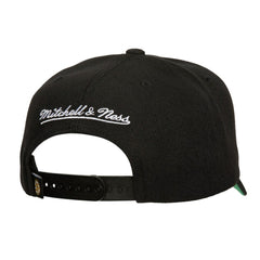 NHL Boston Bruins Mitchell & Ness Soul Strike Neon Logo Pro Crown Adjustable Hat - Black