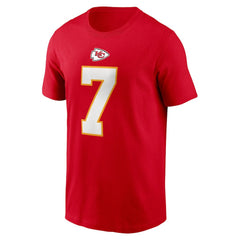 Harrison Butker Kansas City Chiefs Name & Number T-Shirt Red