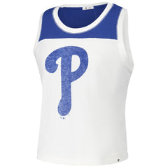 Philadelphia Phillies '47 Women's Premier Zoey Waist Length Tank Top - White Tanks
