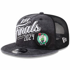 Boston Celtics 2024 Eastern Conference Champions Locker Room 9FIFTY Snapback Hat Black