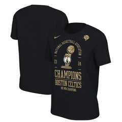 Boston Celtics Women's 18-Time NBA Finals Champions Locker Room T-Shirt Black