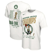Boston Celtics 2024 NBA Finals Champions Celebration Roster T-Shirt White