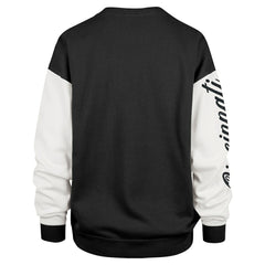 Cincinnati Bengals '47 Women's Double Header Rise Andie Pullover Sweatshirt Black