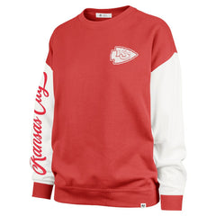 Kansas City Chiefs '47 Women's Double Header Rise Andie Pullover Sweatshirt Red