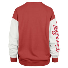 Tampa Bay Buccaneers '47 Women's Double Header Rise Andie Pullover Sweatshirt Red