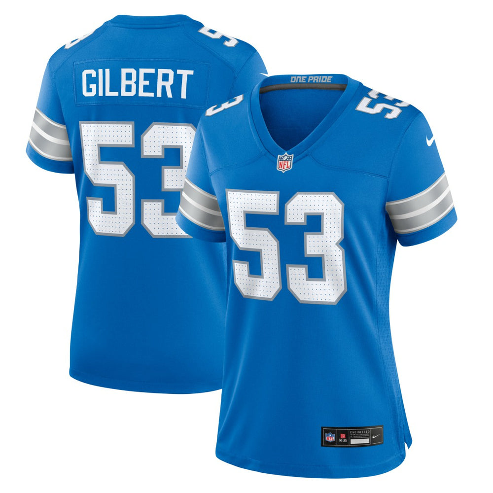 NFL DaRon Gilbert Detroit Lions Women's Game Jersey - Blue