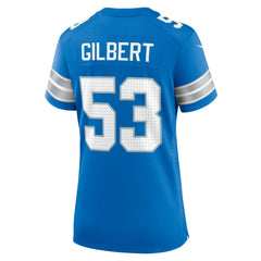 NFL DaRon Gilbert Detroit Lions Women's Game Jersey - Blue