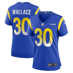 NFL Josh Wallace Los Angeles Rams Women's Game Jersey - Royal