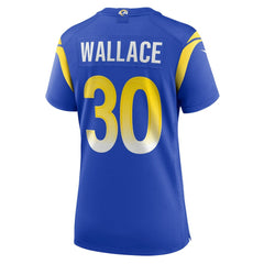 NFL Josh Wallace Los Angeles Rams Women's Game Jersey - Royal