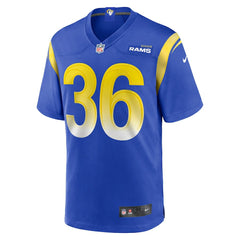 NFL Charles Woods Los Angeles Rams Game Jersey - Royal