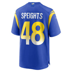 NFL Omar Speights Los Angeles Rams Game Jersey - Royal