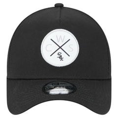 Chicago White Sox New Era 9FORTY A-Frame Adjustable Hat - Black Hats
