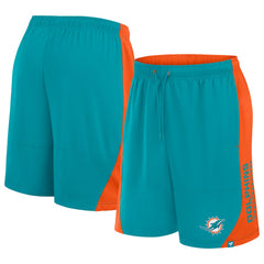 Miami Dolphins No Defense Shorts Aqua
