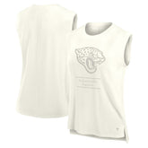 Jacksonville Jaguars Women's Studio Embrace Tank Top Cream