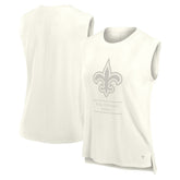 New Orleans Saints Women's Studio Embrace Tank Top Cream