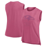Baltimore Ravens Women's Studio Embrace Tank Top Pink