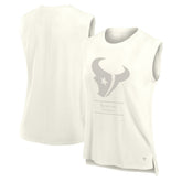 Houston Texans Women's Studio Embrace Tank Top Cream