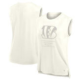 Cincinnati Bengals Women's Studio Embrace Tank Top Cream