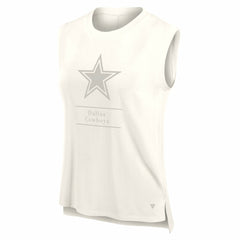 Dallas Cowboys Women's Studio Embrace Tank Top Cream