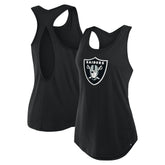 Las Vegas Raiders Women's Iron Fan Tank Top Black