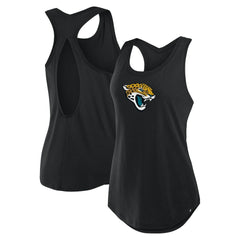 Jacksonville Jaguars Women's Iron Fan Tank Top Black