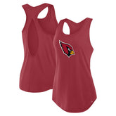 Arizona Cardinals Women's Iron Fan Tank Top Cardinal