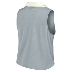 Philadelphia Eagles Women's Studio Wellness V-Neck Tank Top Gray