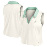 Dallas Cowboys Women's Studio Wellness V-Neck Tank Top Cream