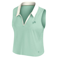 Detroit Lions Women's Studio Wellness V-Neck Tank Top Mint