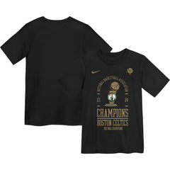 Boston Celtics Preschool 18-Time NBA Finals Champions Locker Room T-Shirt Black