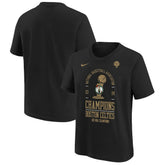 Boston Celtics Youth 18-Time NBA Finals Champions Locker Room T-Shirt Black