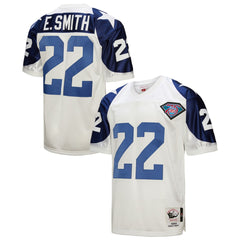NFL Emmitt Smith Dallas Cowboys 1994 Authentic Throwback Retired Player Jersey - White sale