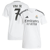 Vini Jr. Real Madrid Women's 2024/25 Home Replica Player Jersey White