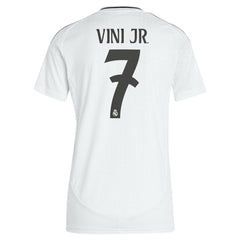 Vini Jr. Real Madrid Women's 2024/25 Home Replica Player Jersey White