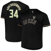 NBA Giannis Antetokounmpo Milwaukee Bucks Profile Big & Tall Name & Number Button-Up Jersey - Black online