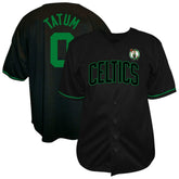 NBA Jayson Tatum Boston Celtics Profile Big & Tall Name & Number Button-Up Jersey - Black outlet