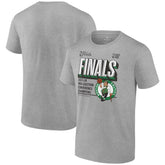 Boston Celtics 2024 Eastern Conference Champions Locker Room Big & Tall T-Shirt Heather Gray