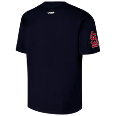 St. Louis Cardinals Pro Standard Turn It Up Dropped Shoulder T-Shirt - Navy T-shirts