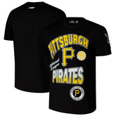 Pittsburgh Pirates Pro Standard Turn It Up Dropped Shoulder T-Shirt - Black T-shirts