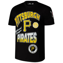 Pittsburgh Pirates Pro Standard Turn It Up Dropped Shoulder T-Shirt - Black T-shirts