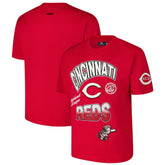 Cincinnati Reds Pro Standard Turn It Up Dropped Shoulder T-Shirt - Red T-shirts