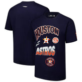 Houston Astros Pro Standard Turn It Up Dropped Shoulder T-Shirt - Navy T-shirts