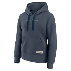 Los Angeles Dodgers Fanatics Women's Elements Future Ground Subtle Tonal Pullover Hoodie - Blue Hoodies